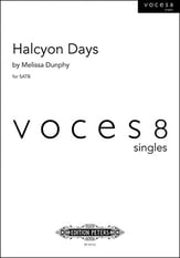 Halcyon Days SATB choral sheet music cover